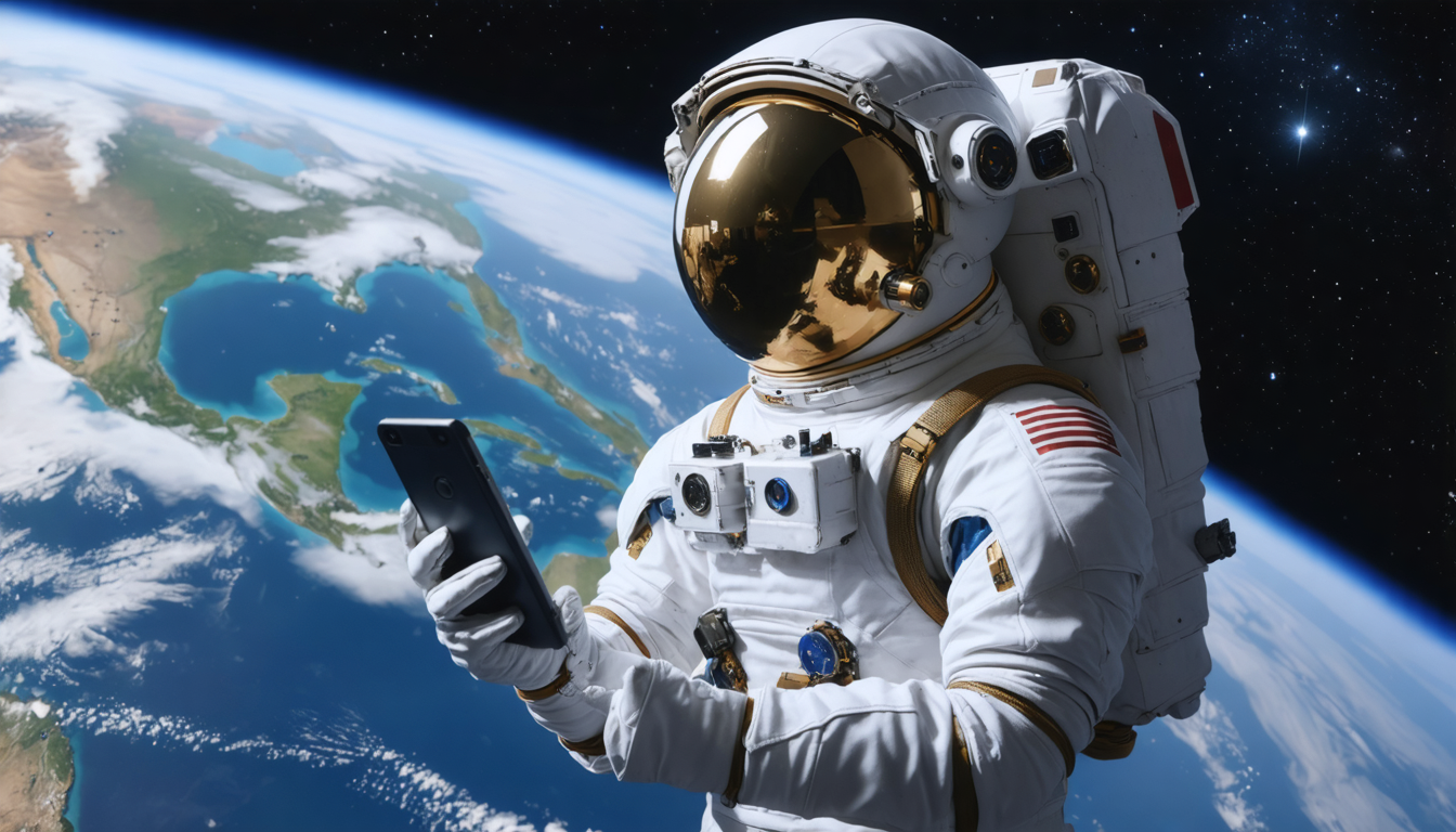 Elon Musk Overtaken: Tim Peake and Vodafone's Historic Space Call!