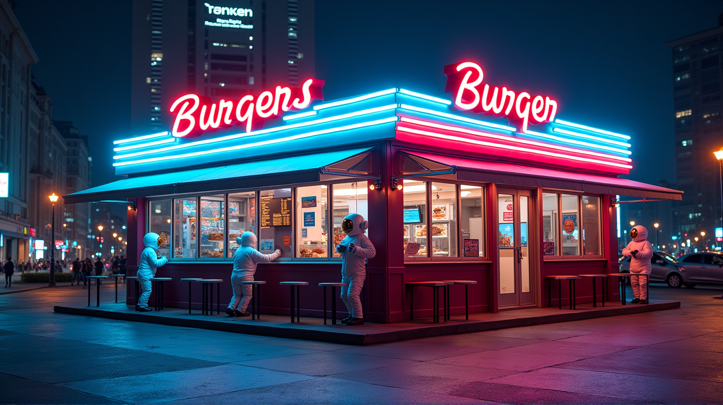 World's First Space Burger Booth is About to Launch!