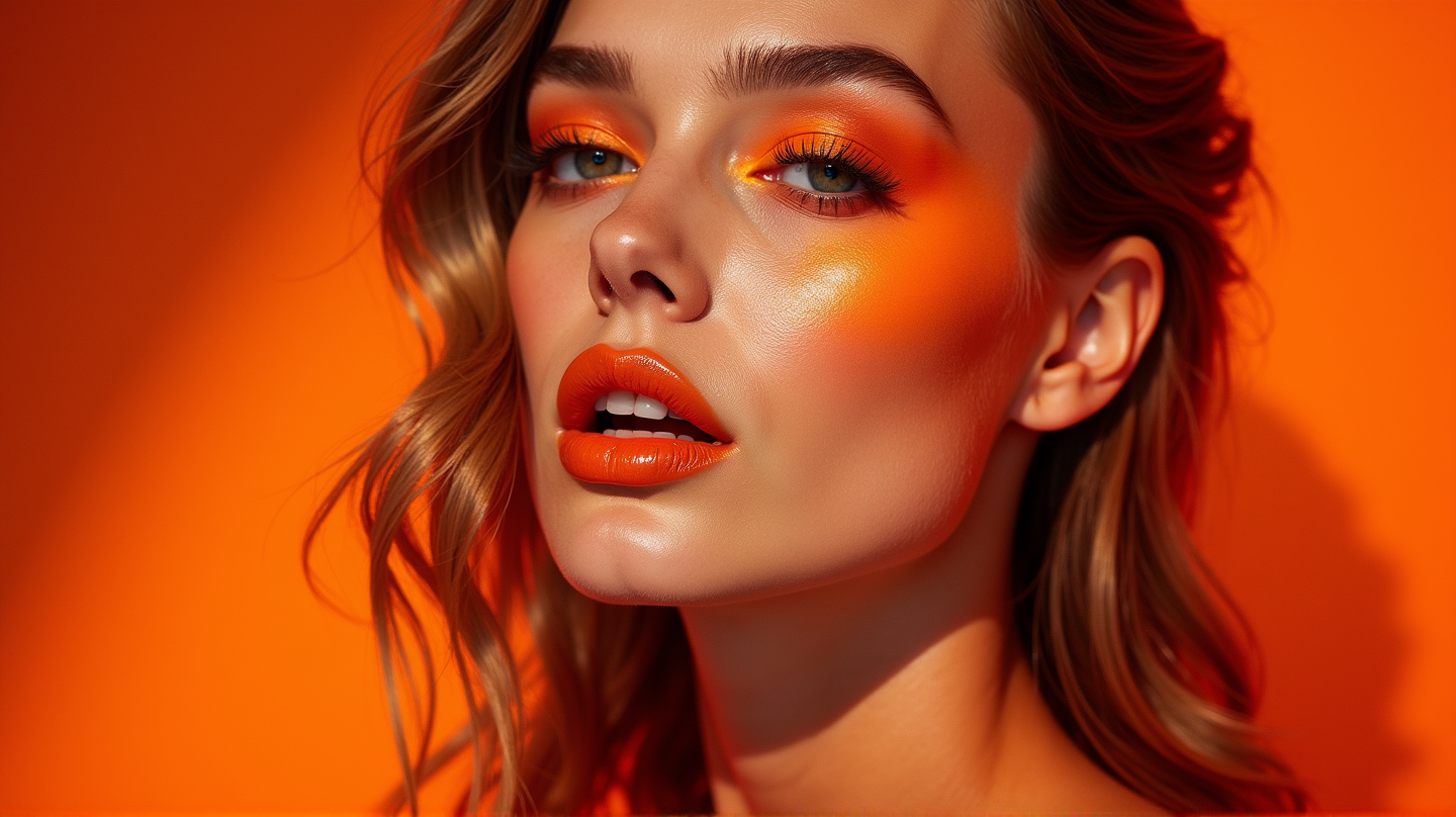 Mastering the Art of Monochrome: Margot Robbie's Bold Tangerine Trend