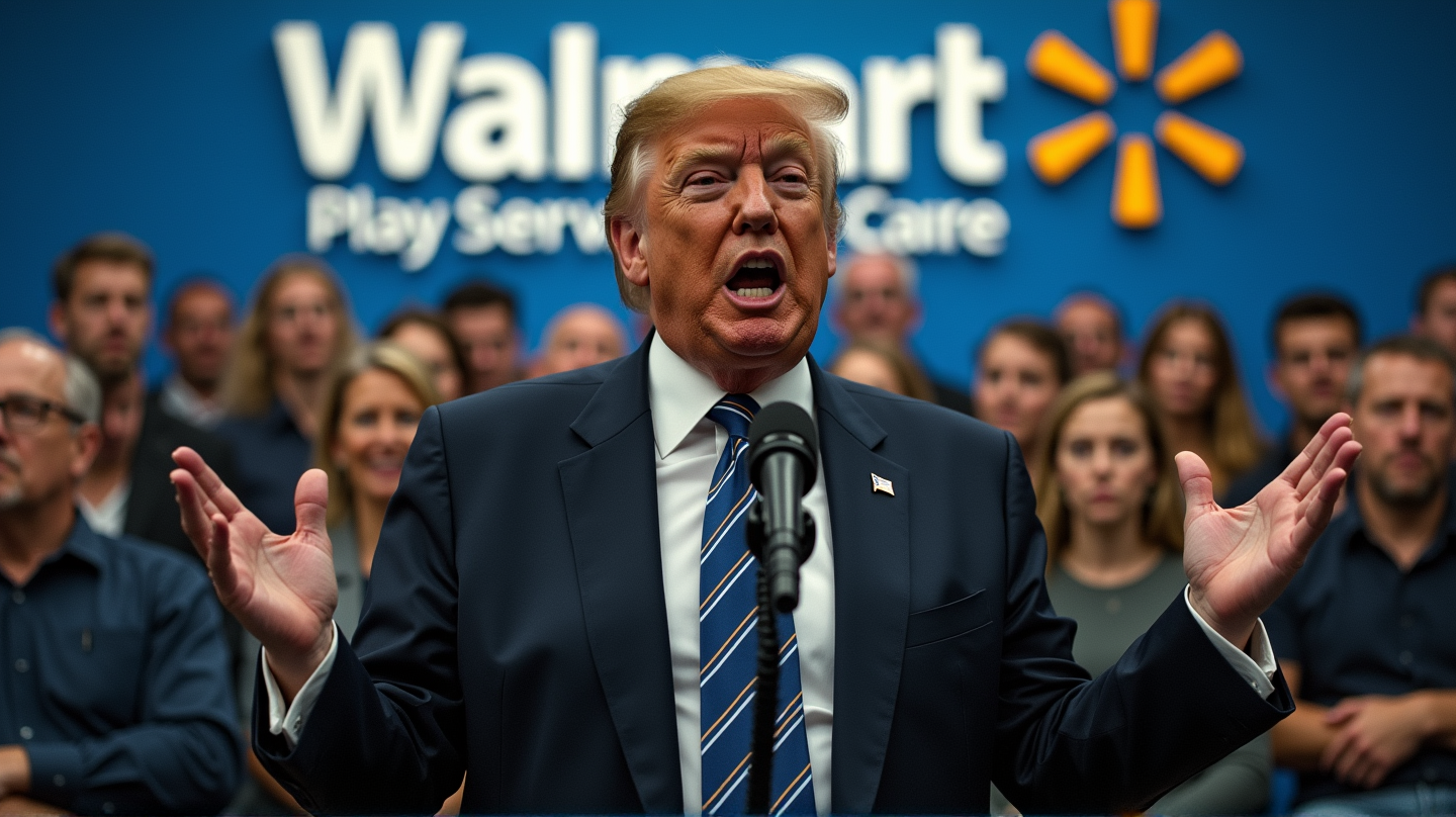 Trump's Bold Challenge to Walmart: 'Eat the Tariffs!' in Economic Tug-of-War