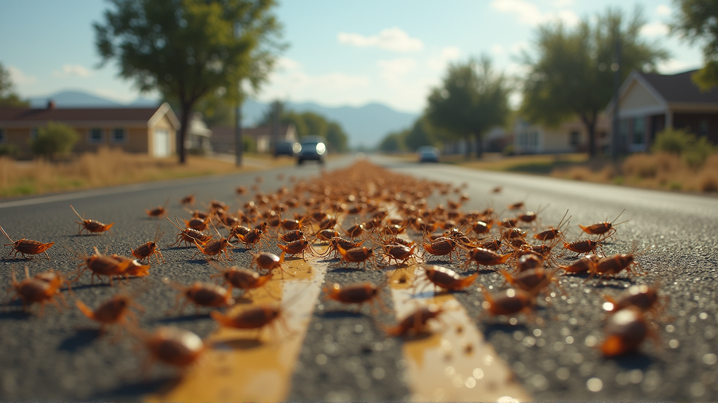 Early 'Mormon Cricket' Invasion Shakes Utah Towns