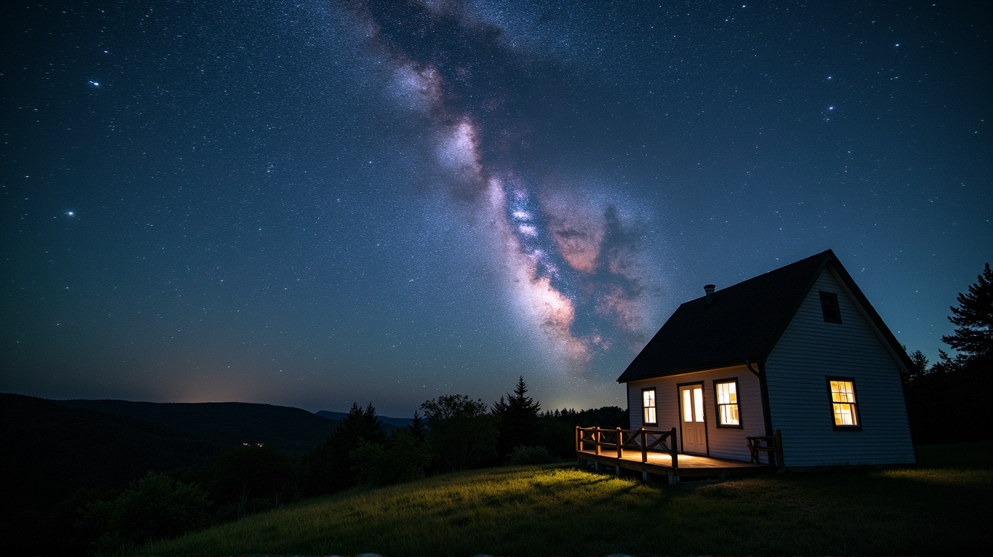 Backyard Astronomer Captures Majestic Galaxies Over Vermont Skies