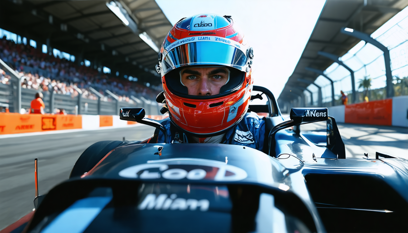 F1 Miami Drama Unfolds: Liam Lawson's Concrete Wall Fear