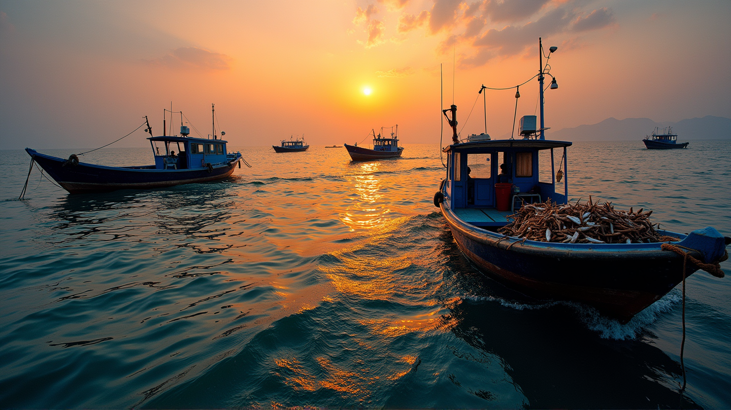 Celebrating the First Harvest: South China Sea's Bounty in Guangdong