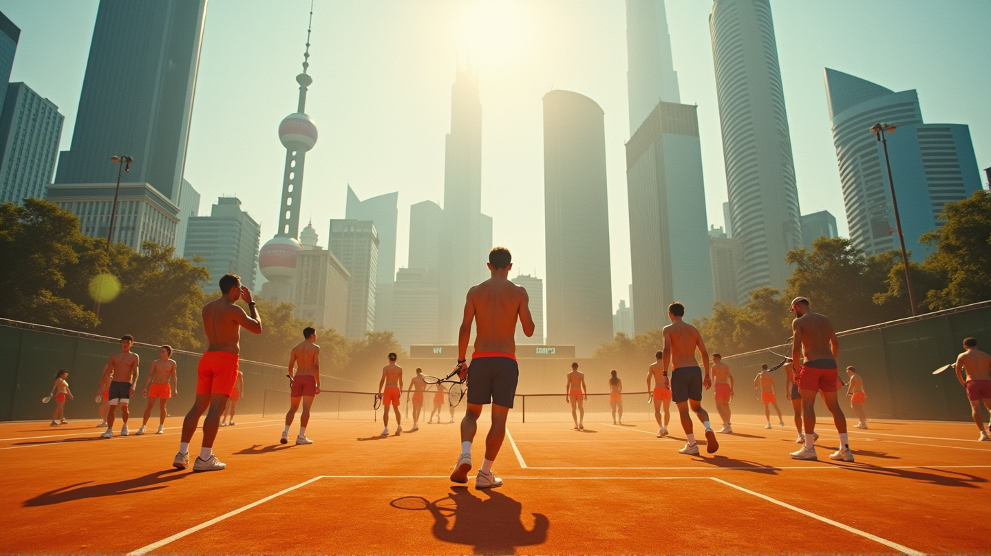 Tennis Courts Turn to Furnaces: Players Endangered by Shanghai's Sweltering Heat