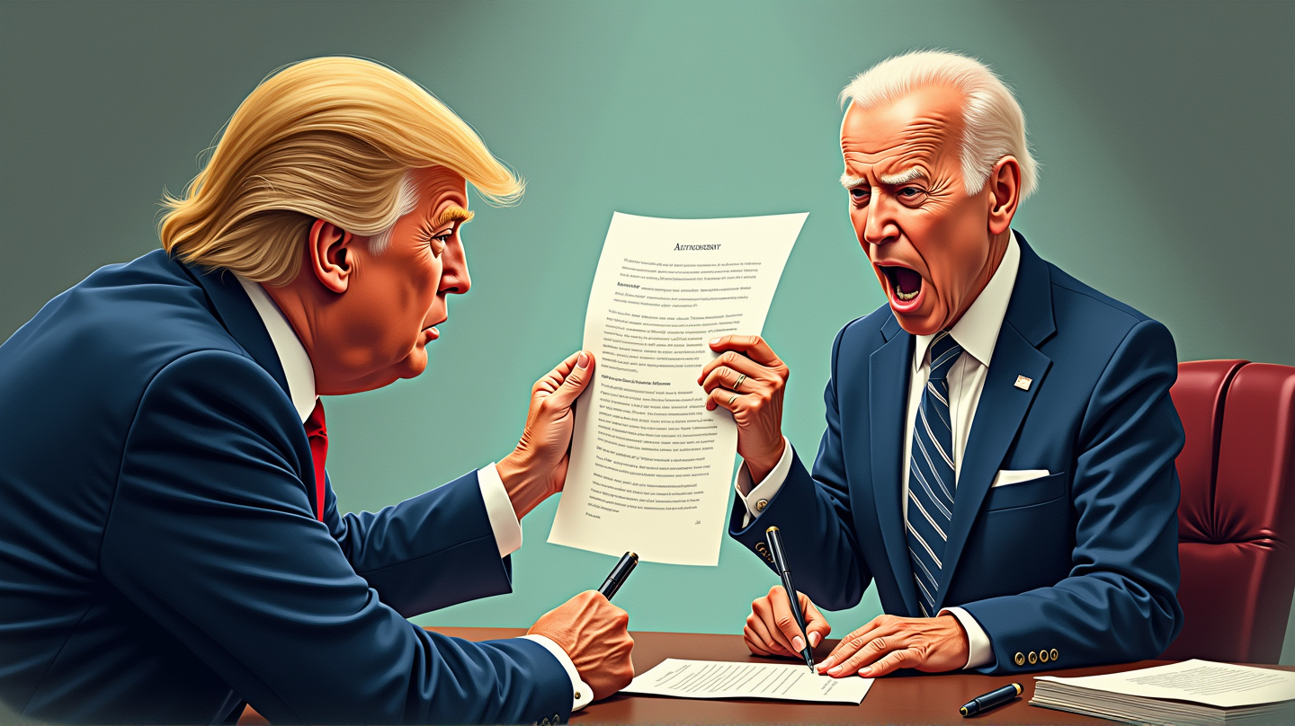 Trump Sparks Uproar: Can He Really Void Biden's Orders?
