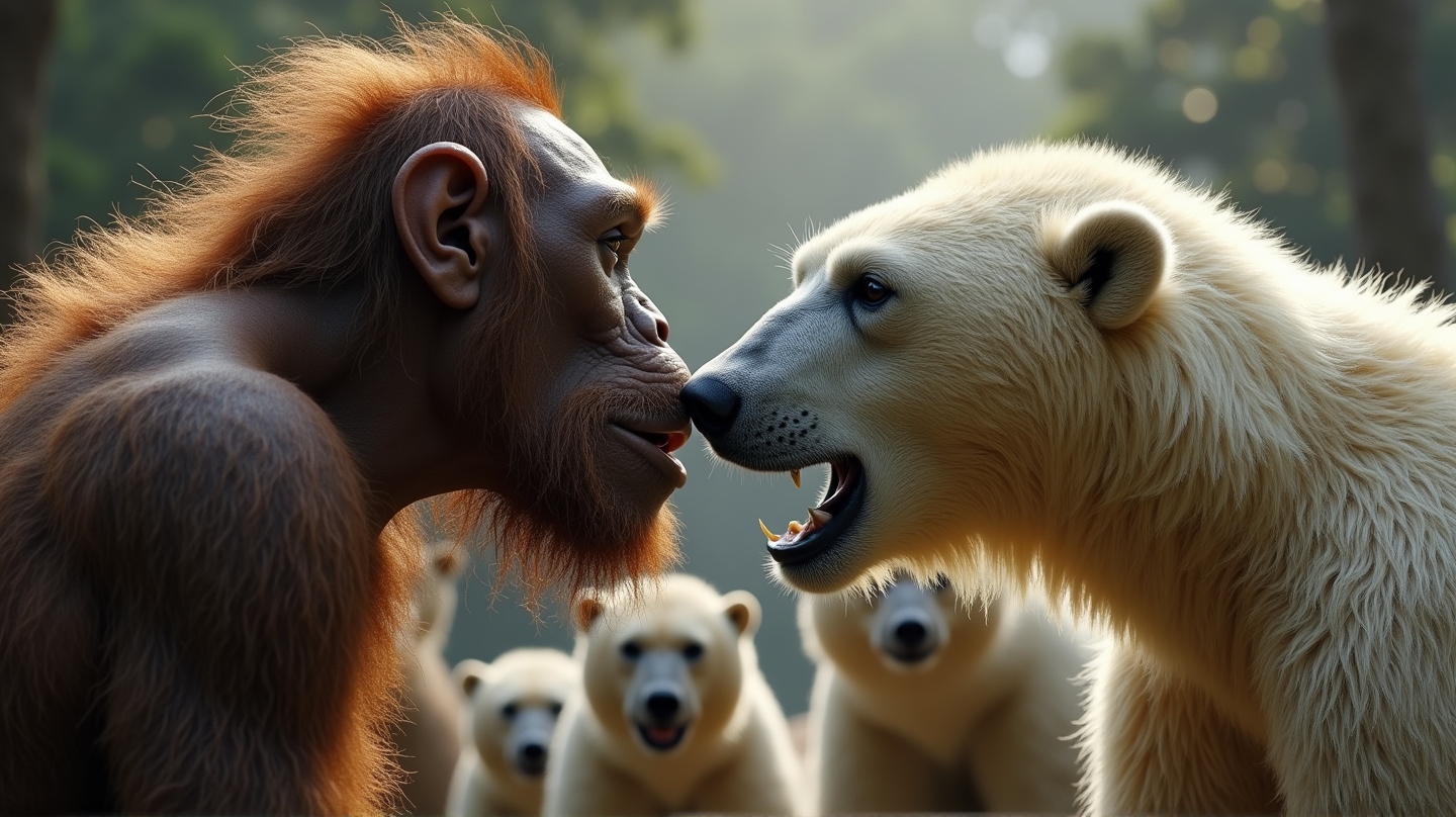 The First Kiss: A 21-Million-Year-Old Tale of Love