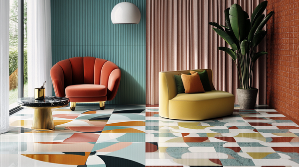 The Easiest Way To Dive Into 2025's Maximalist Flooring Trend