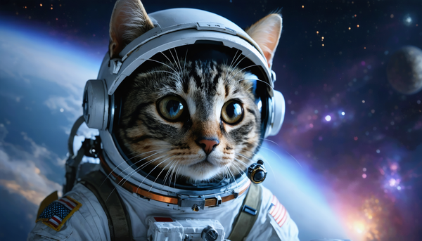 A Meow-velous Journey: The First Feline in Space!