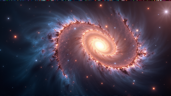 Dazzling Cosmic Ballet: Hubble Spots Enchanting Spiral Galaxy NGC 3596