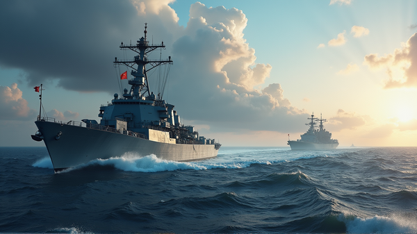 Chinese Naval Presence Rattles NATO as US Aircraft Carrier Nears