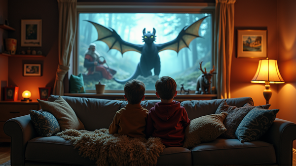 Nico Parker and Mason Thames Reveal the Magic of Home-Viewing 'How to Train Your Dragon'