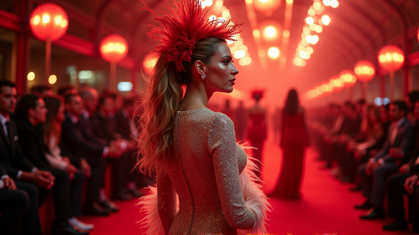 Dazzling Celebrity Wardrobe at Paris Couture Extravaganza