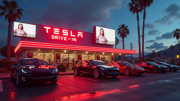 Tesla Hollywood Diner: A Revolutionary Drive-In Experience