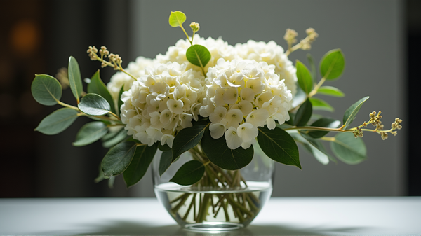 Effortless Elegance: Crafting a Chic Hydrangea Centerpiece with Just Three Ingredients