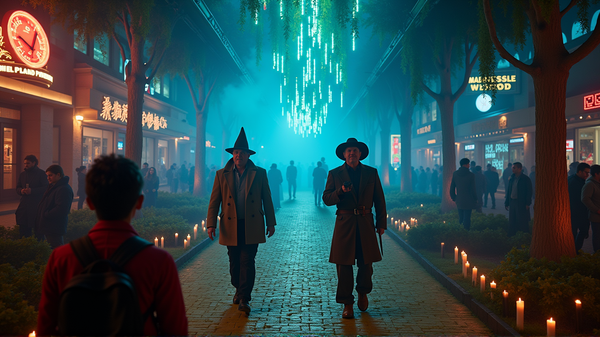Surprising Cameo: Dolan and Zaslav in 'Wizard of Oz' Sphere Experience!