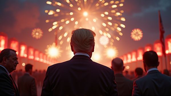 President Trump Enthralled by China's Spectacular Military Parade