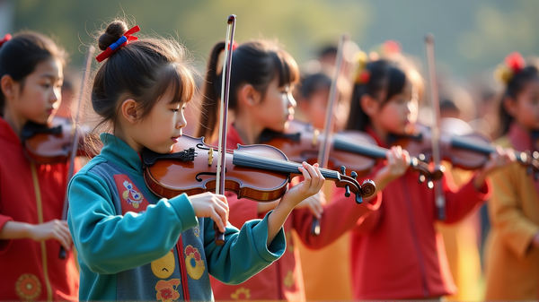 A Harmonious Gathering: 3,000 Young Violinists Celebrate China's Culture