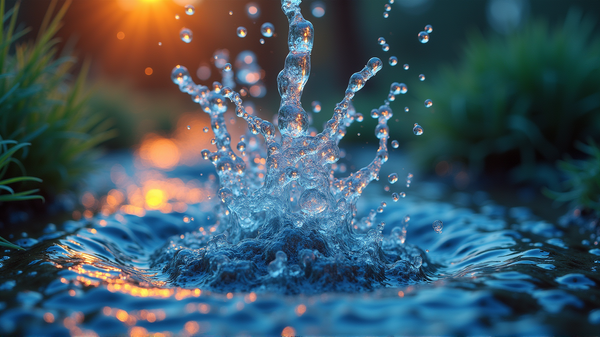 The Hidden World of Molecules: How Tiny Movements Shape Water Droplets